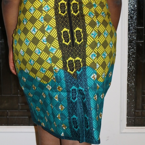 Sale Ankara Pencil skirt - Picture 3 of 5